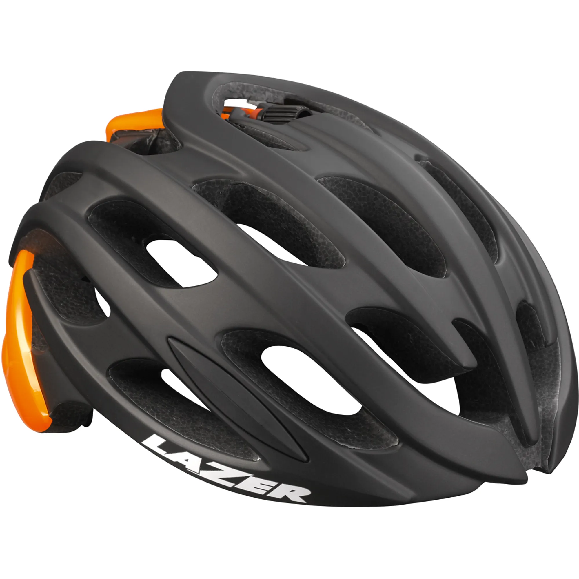 Lazer Blade Road Helmet matt black flash orange - Main Image