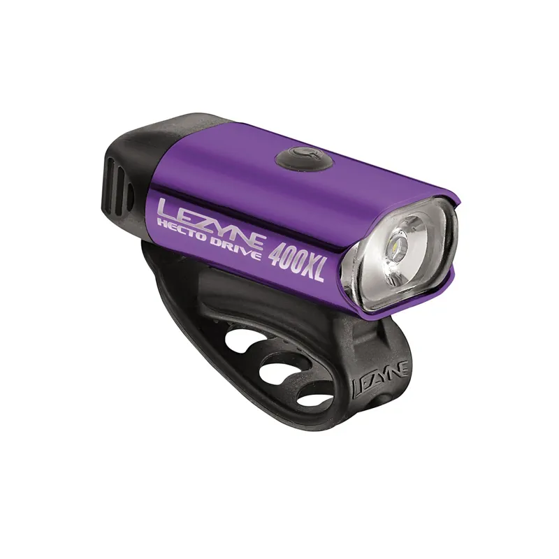 Lezyne Hecto Drive 400 Purple Front Bicycle Light