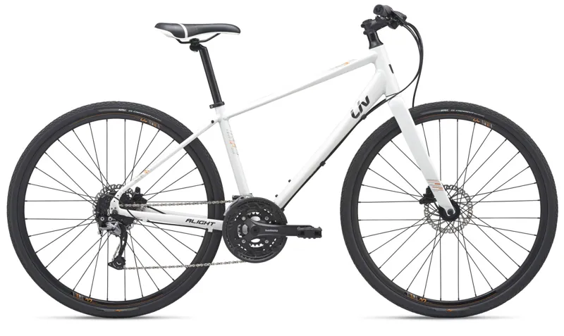 Liv Alight 1 Disc 2019 Womens Hybrid Bike White