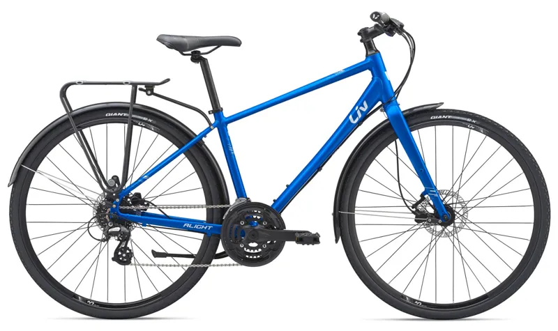 Liv Alight 2 City Disc 2019 Womens Hybrid Bike Blue