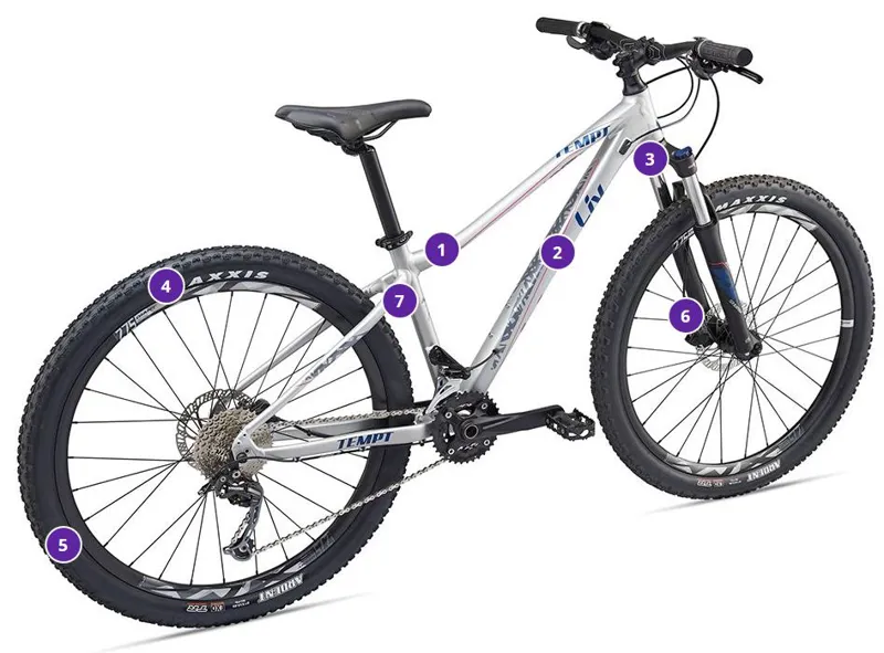 Liv Tempt 1 2019 Womens Hardtail Mountain Bike Black