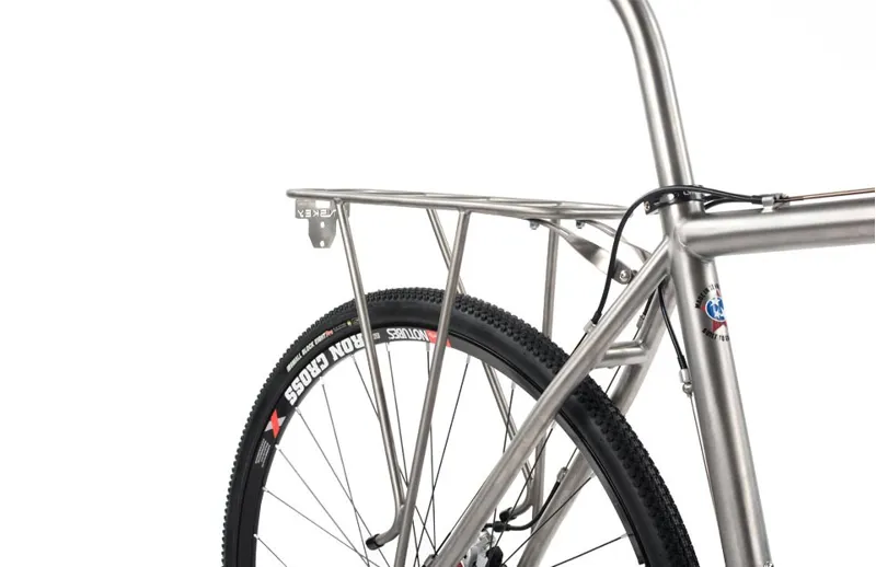 titanium pannier rack