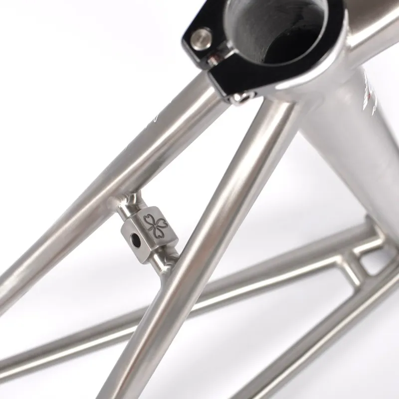 Lynskey Helix OS Titanium Frame 2013 Brushed with FREE Fork and