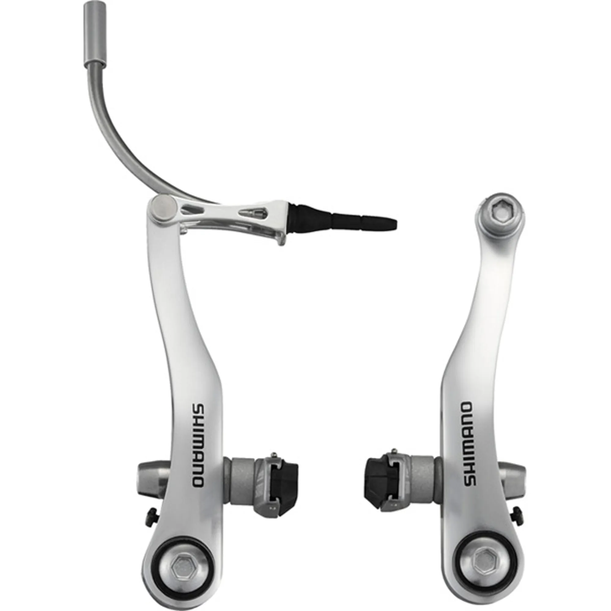 Shimano Tiagra grade R463 road flat bar V-brakes, front, silver