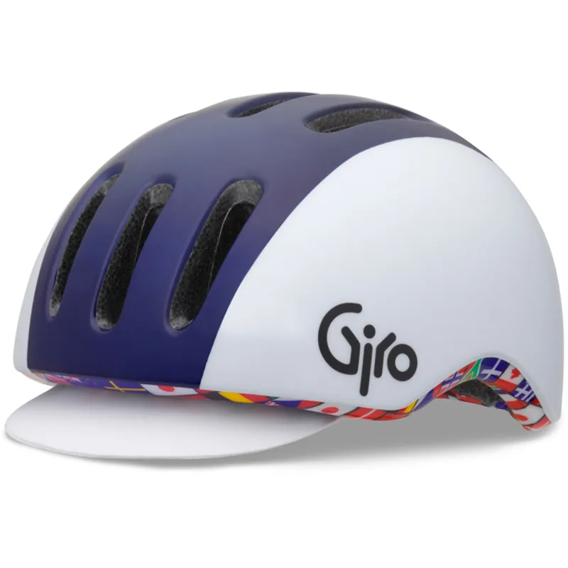 Giro Reverb blue / white flags MTB helmet 2013