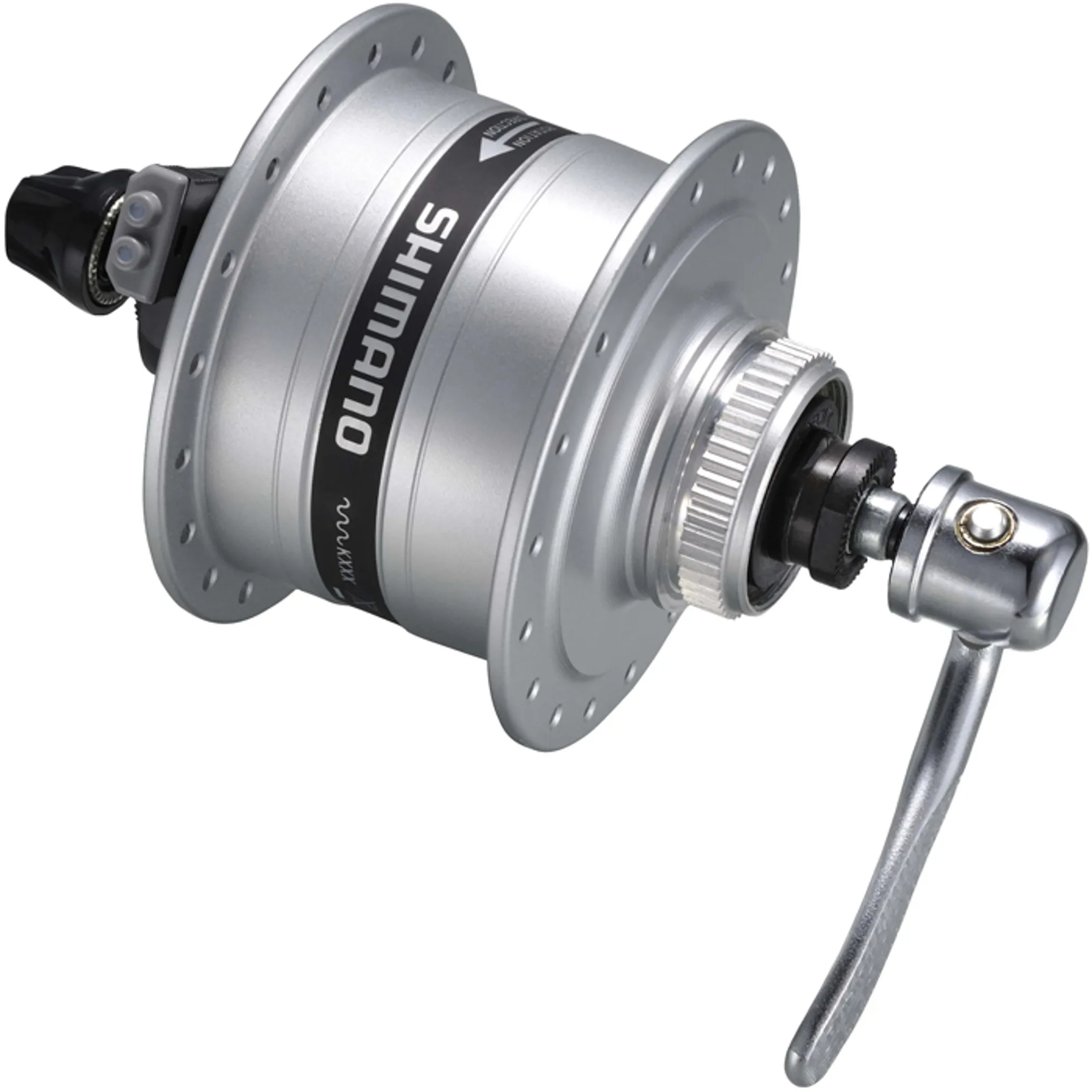 Shimano DH-3D35 6v quick release dynamo front hub for use with disc brakes 32h