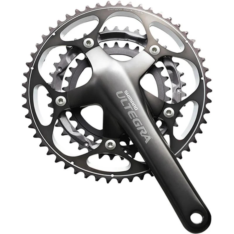 Shimano FC 6604 Ultegra SL 10 speed chainset 52 39 30T grey