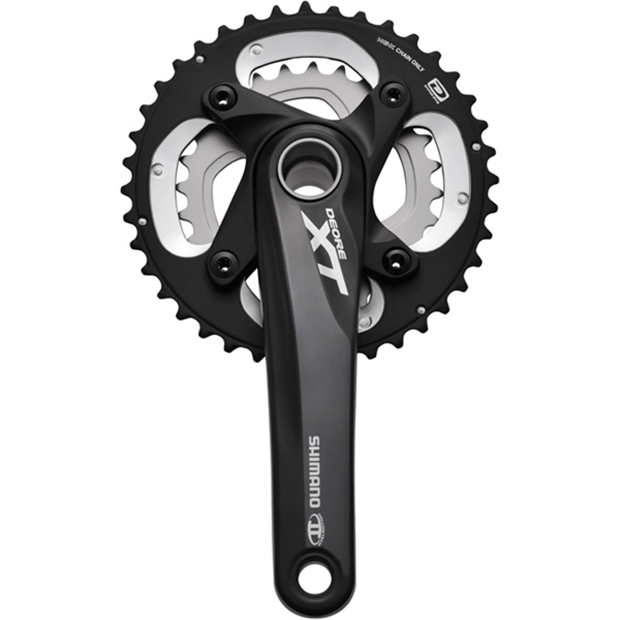 Shimano FC-M780 and M785 10-speed XT chainset HollowTech II black