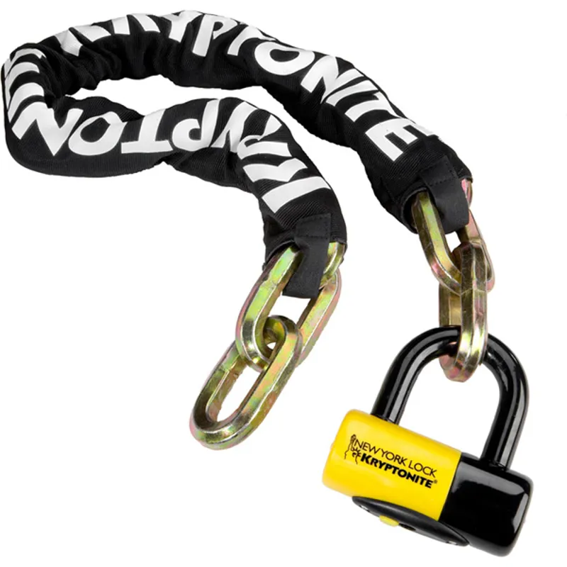Kyrptonite New York Fahgettaboudit chain and padlock 100 cm