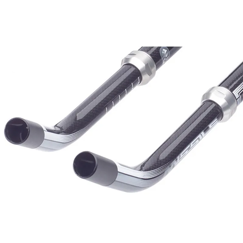 Pro Missile carbon time trial bar extensions curved