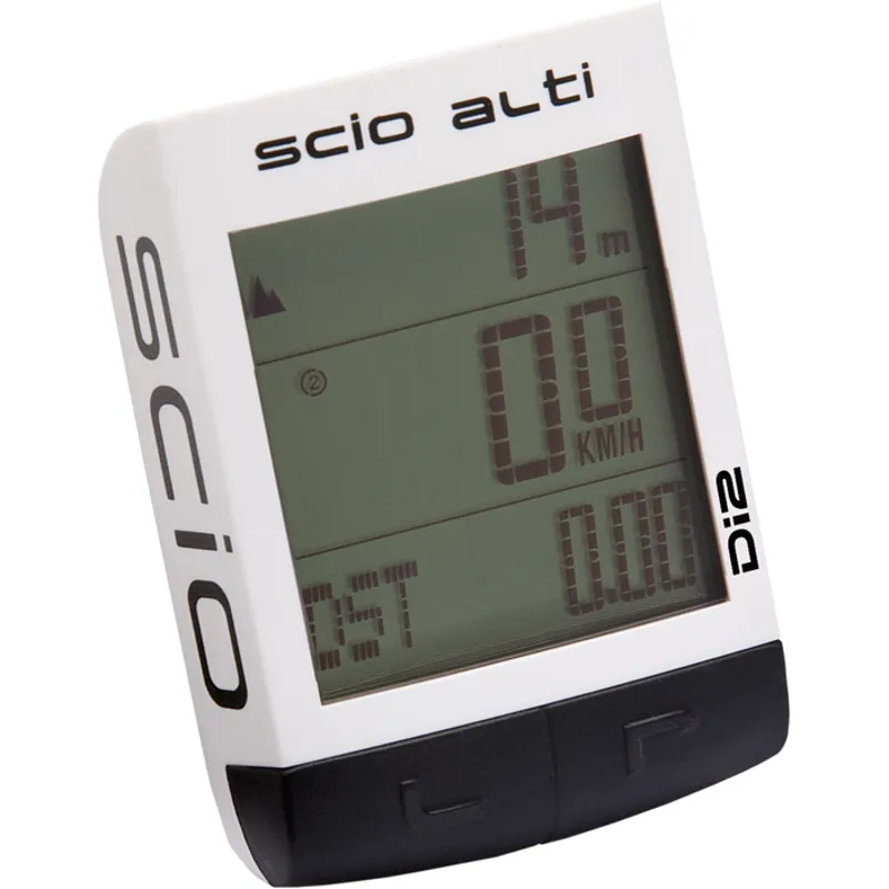 Pro SCIO Alti ANT wireless cycle computer, white