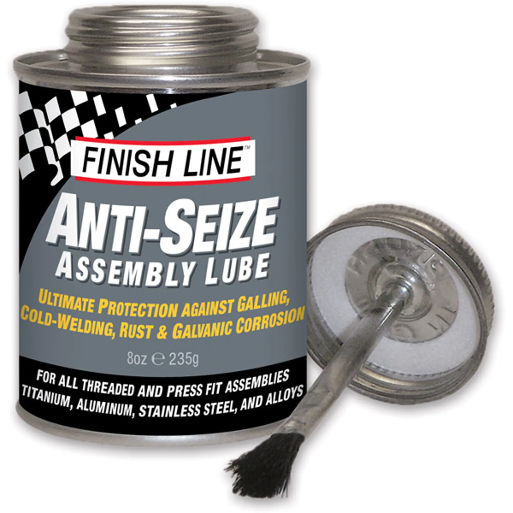 Vorlage: Finish Line Assembly anti-seize grease 8 oz / 240 ml with brush Finish Line Assembly anti-seize grease 8 oz / 240 ml with brush Illustration
