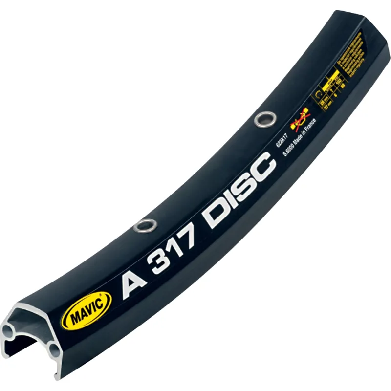 Mavic A317 32 hole disc rim, black anodised