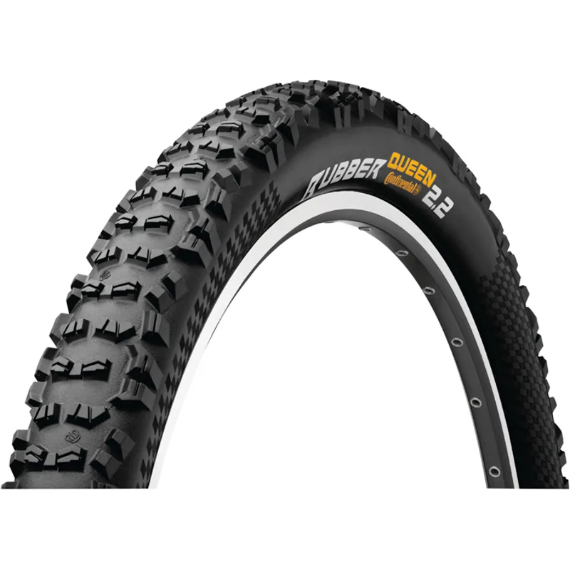 Continental Rubber Queen UST black Chili 26 x black folding tyre