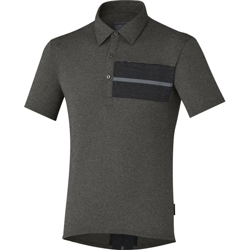 Shimano Womens Transit Polo Shirt In Grey
