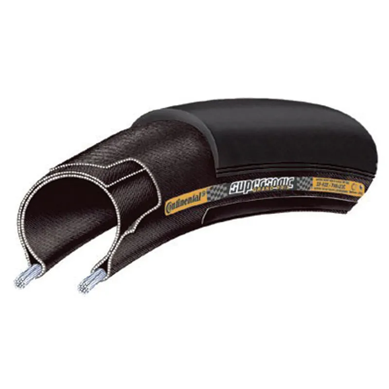 Continental Grand Prix Supersonic 700 x 20C grey / black folding tyre