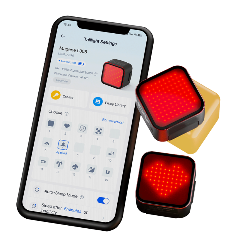 Magene L308 Intelligent Expression Tail Light-2