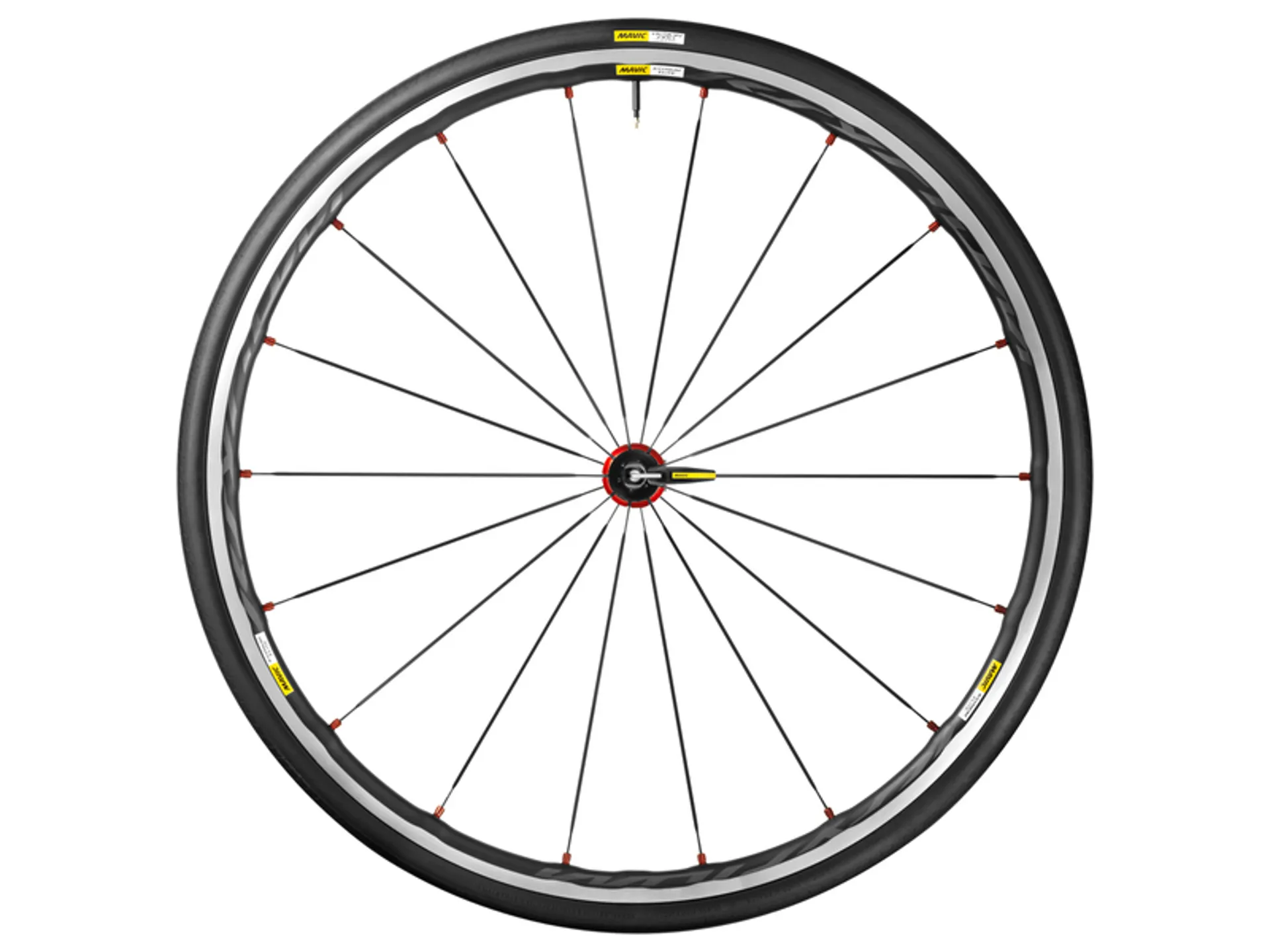 Mavic Ksyrium Elite 2017 Clincher Road Wheels Pair - Red