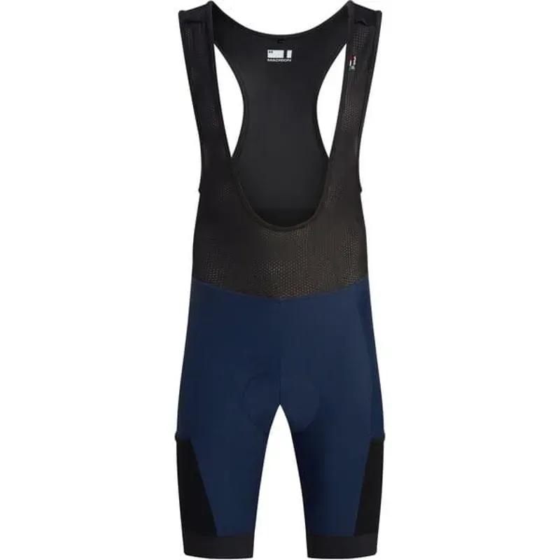 Madison Roam Cargo Bib Shorts Ink Navy