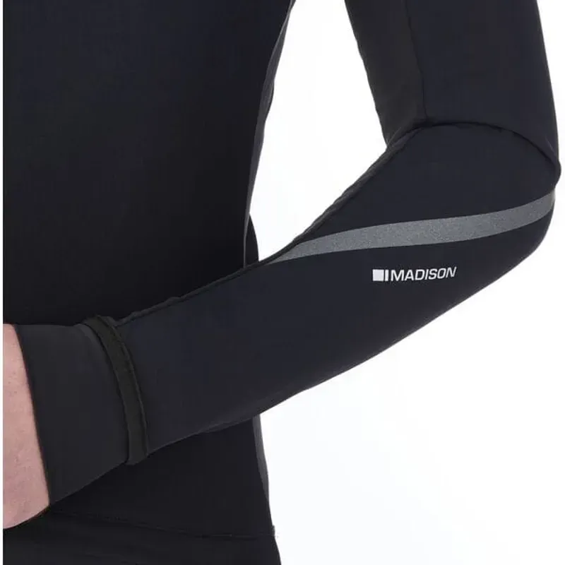 Madison DTE Thermal Long Sleeve Jersey Midnight Green-3