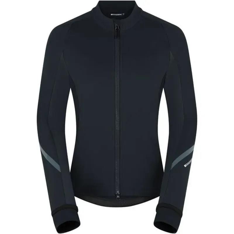 Madison DTE Women's Thermal Long Sleeve Jersey Black