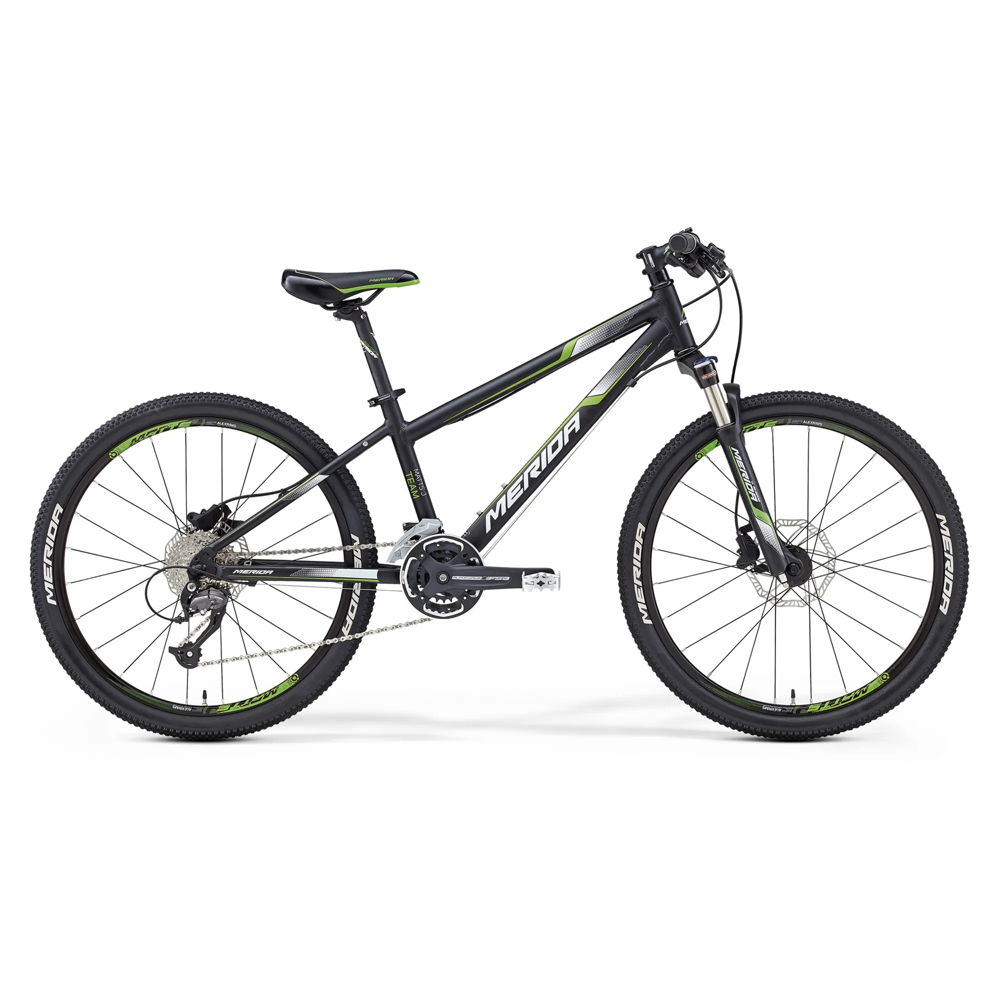Merida Matts Jr 24 Team Hydraulics Green Black 2018 Kids Bike