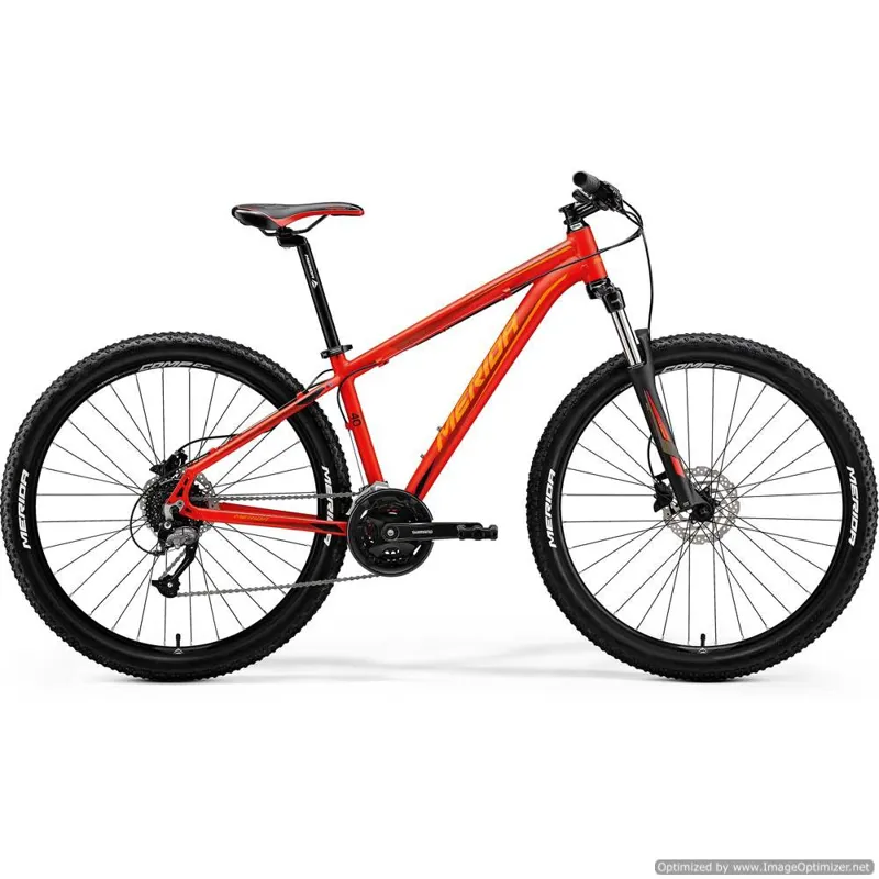 Merida Big Seven 40-D - Matt Red / Orange 650b 2018 Mountain Bike