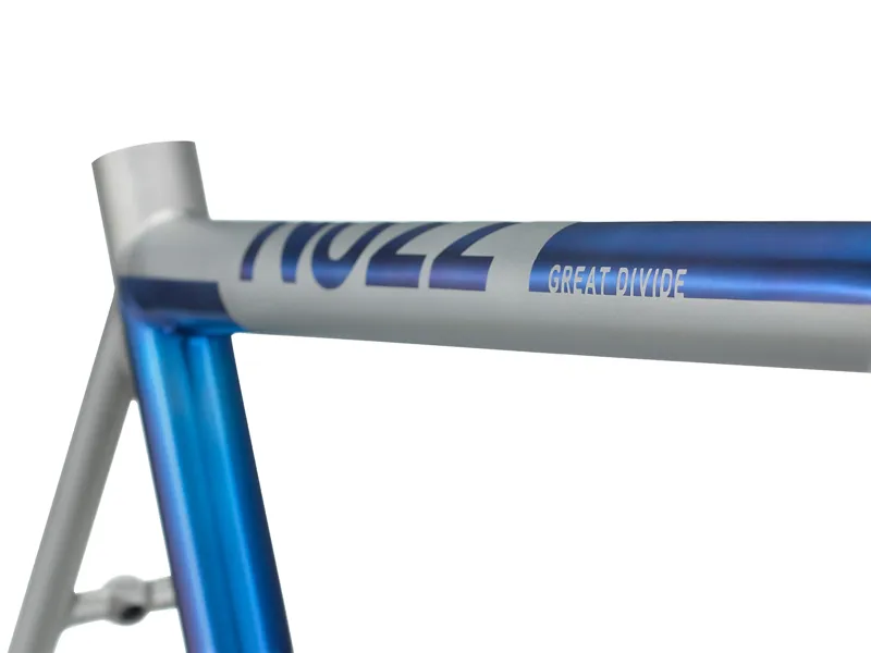 No 22 Great Divide Titanium Road Frameset anodised-3