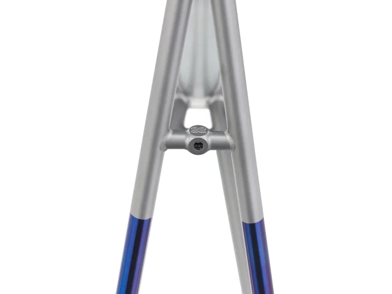 No 22 Great Divide Titanium Road Frameset anodised-4