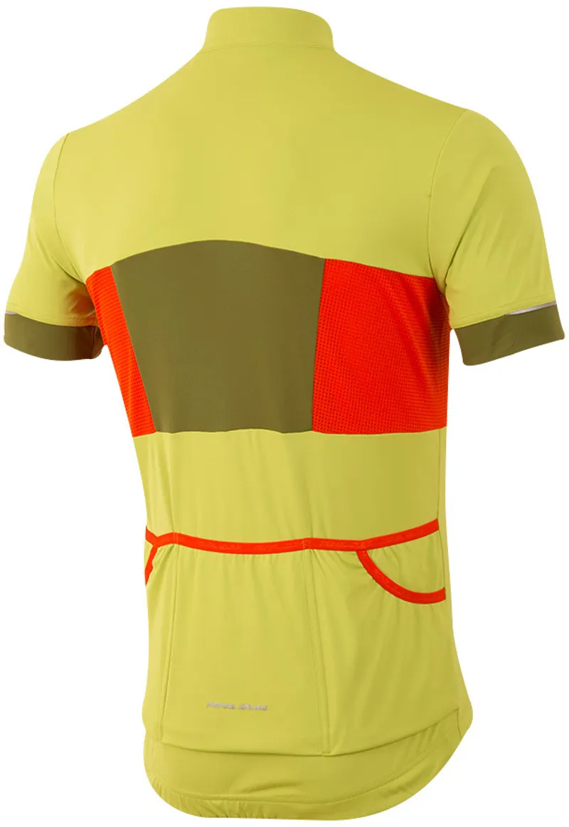 Pearl Izumi Mens, Elite Escape Semi Form Jersey, Citron / Avocado-1