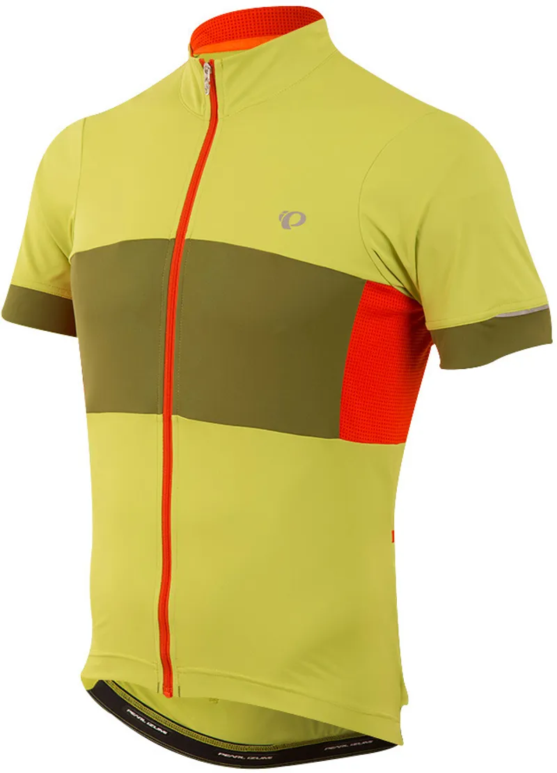 Pearl Izumi Mens, Elite Escape Semi Form Jersey, Citron / Avocado-2