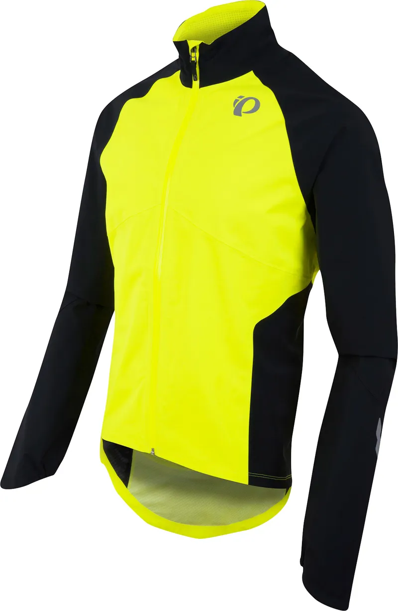 Pearl Izumi Mens, Select Barrier WxB Jacket, Black/ Yellow