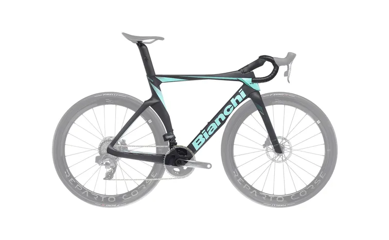 Bianchi Oltre Pro Frameset Black/Celeste