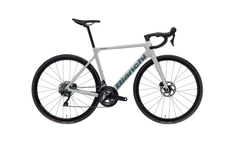 Bianchi Sprint 105 DI2 Light Grey / Iridescent Full Glossy