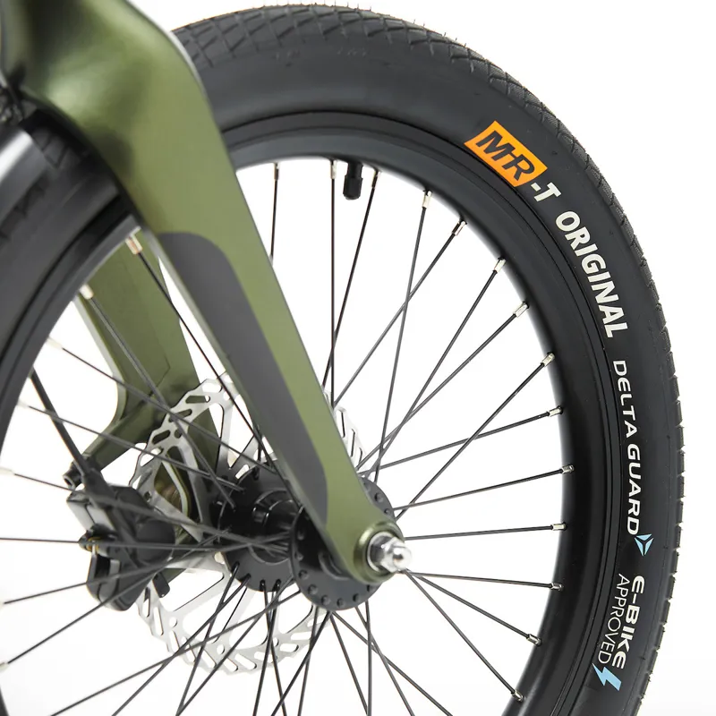 MiRiDER 20 Compact Folding eBike Aurora Green-5