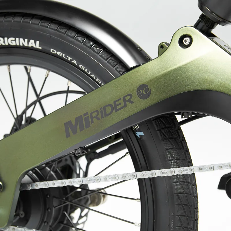MiRiDER 20 Compact Folding eBike Aurora Green-3