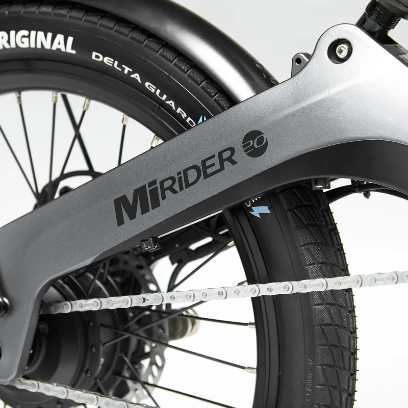 MiRiDER 20 Compact Folding eBike Onyx Grey-3