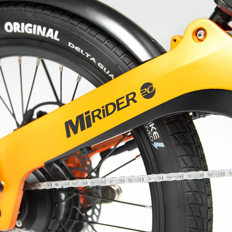 MiRiDER 20 Compact Folding eBike Ember Orange-4