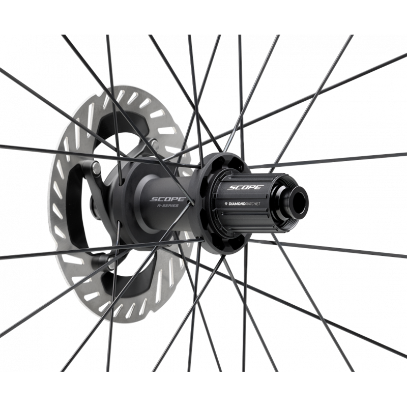 Scope R4 V2 Carbon Disc Wheelset Black-4