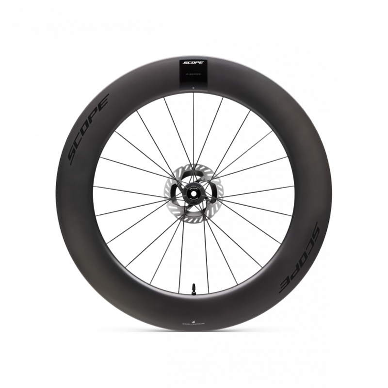 Scope R8.T V2 Carbon 85mm Front Wheel Black -2