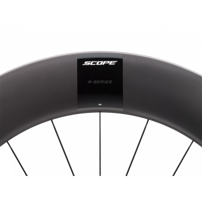 Scope R8.T V2 Carbon 85mm Front Wheel Black -3