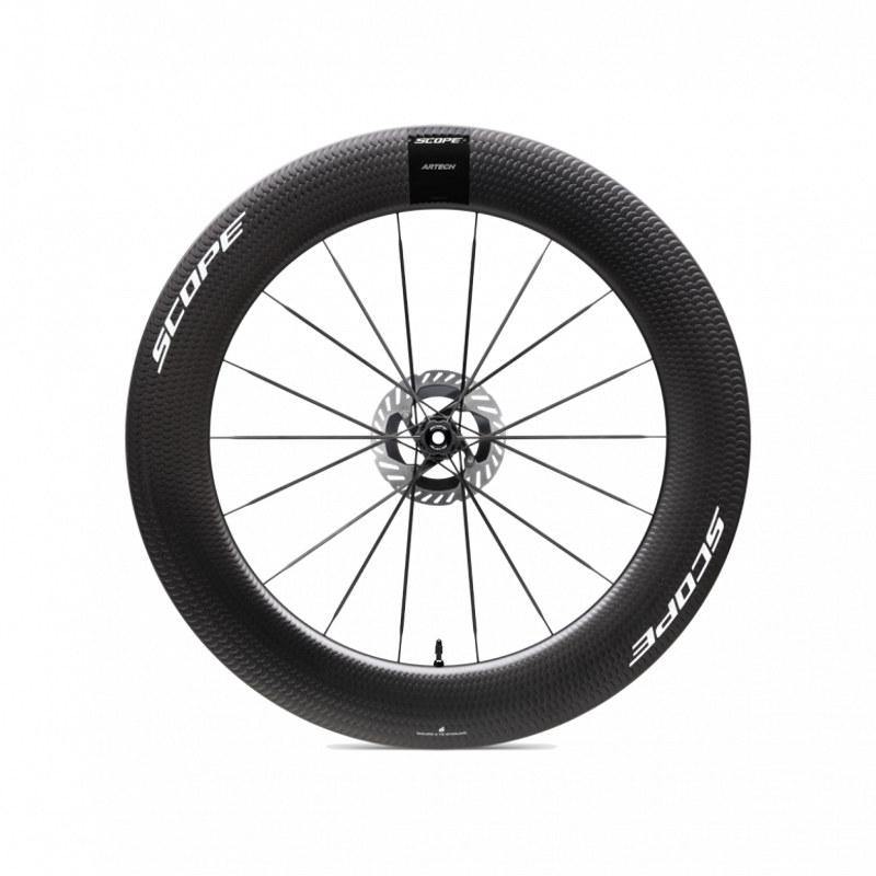 Scope ARTECH 8.T TT Wheelset Black 85mm disc brake Shimano-4