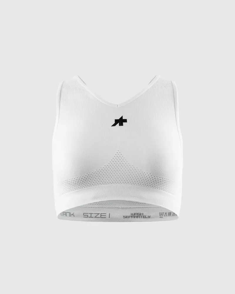 Assos Women's Cropped Tank Skin Layer P1 White Series