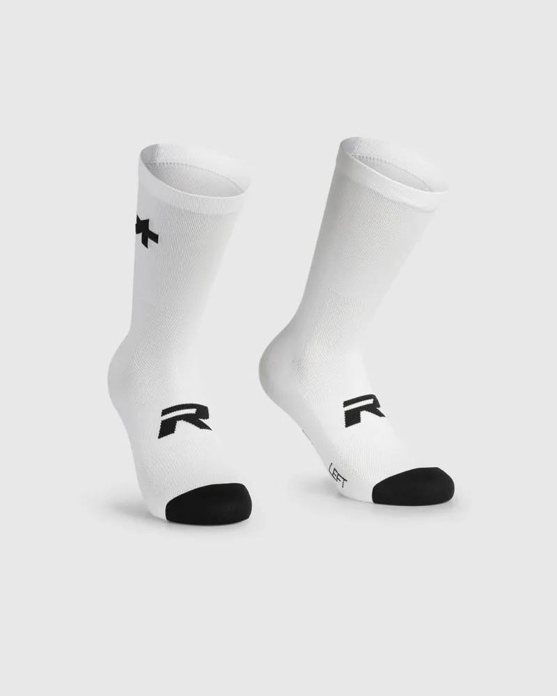 Assos R Socks S9 White Series - Twin Pack 