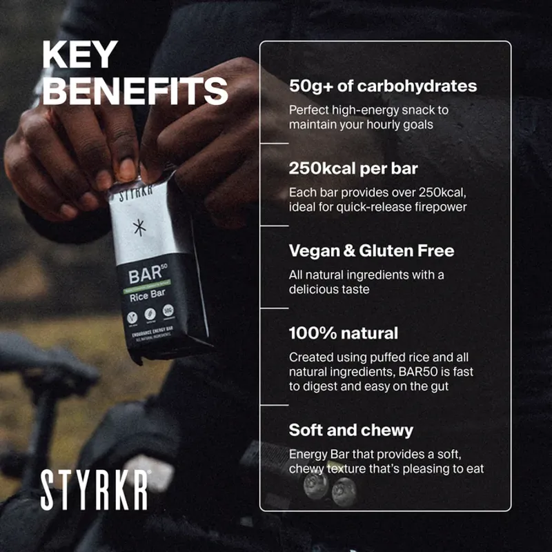 STYRKR - BAR50 Apple Cinnamon and Caramel Energy Bar-1