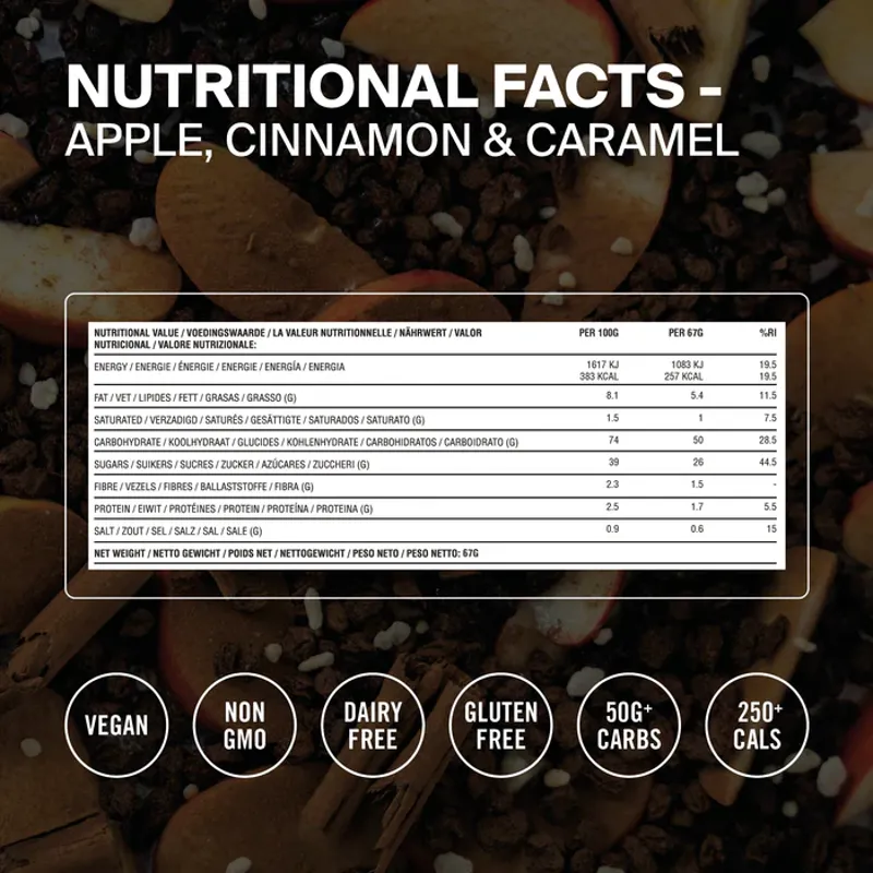 STYRKR - BAR50 Apple Cinnamon and Caramel Energy Bar-3