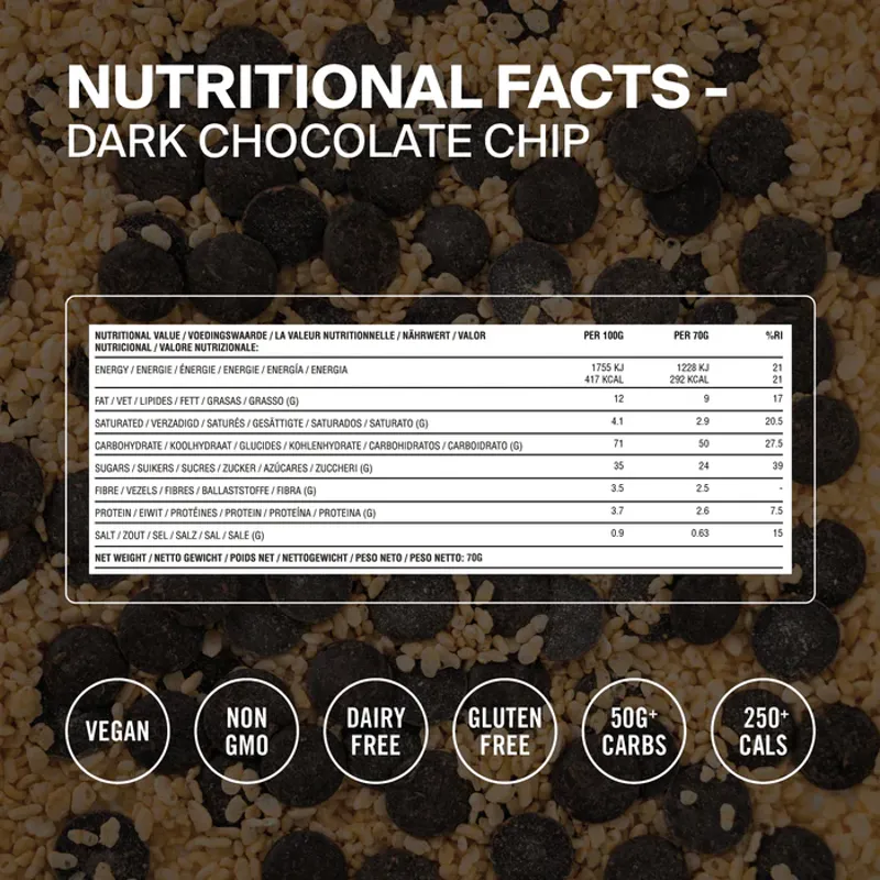STYRKR - BAR50 Dark Chocolate Chip Energy Bar 50g-3