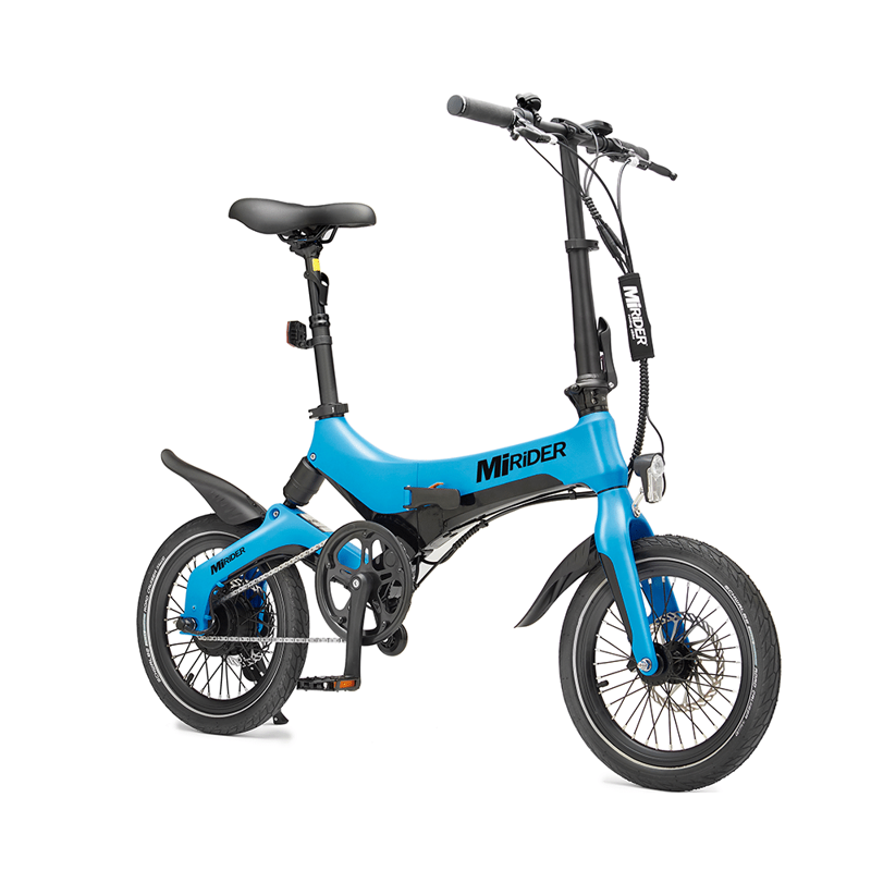 MiRiDER One 16 Folding eBike Azure Blue-1