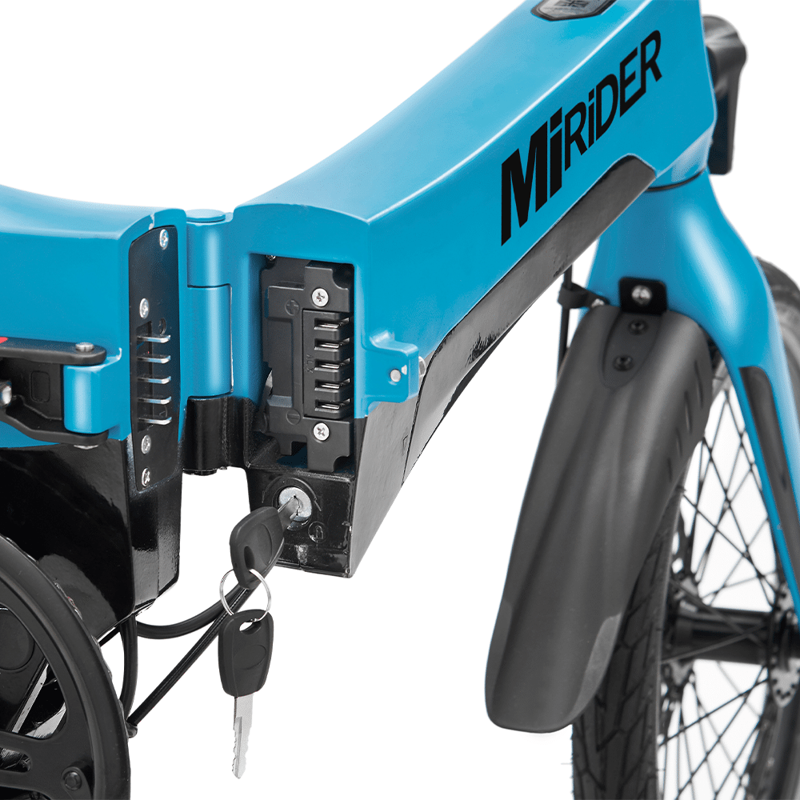 MiRiDER One 16 Folding eBike Azure Blue-4