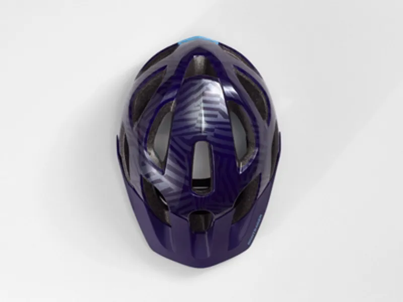 Helmet Tyro Youth Purple Abyss Ce Purple Black/Azure youth 50-55 cm
